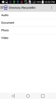 Video Recycle Bin android App screenshot 3